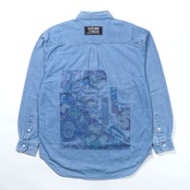 SASHIKO PATCH DENIM SHIRT