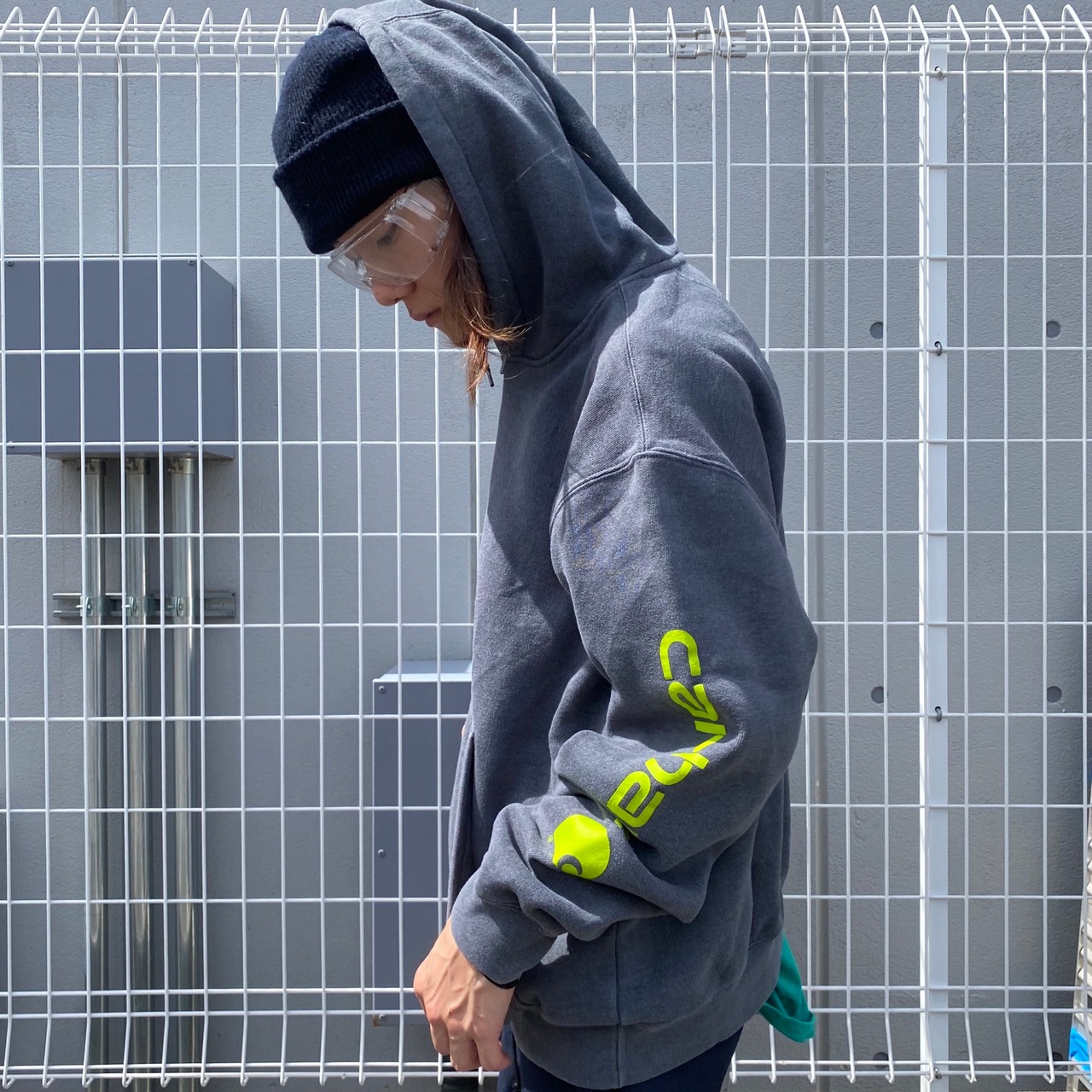 Carhartt カーハート ワンポイントロゴ 袖プリント プルオーバー 