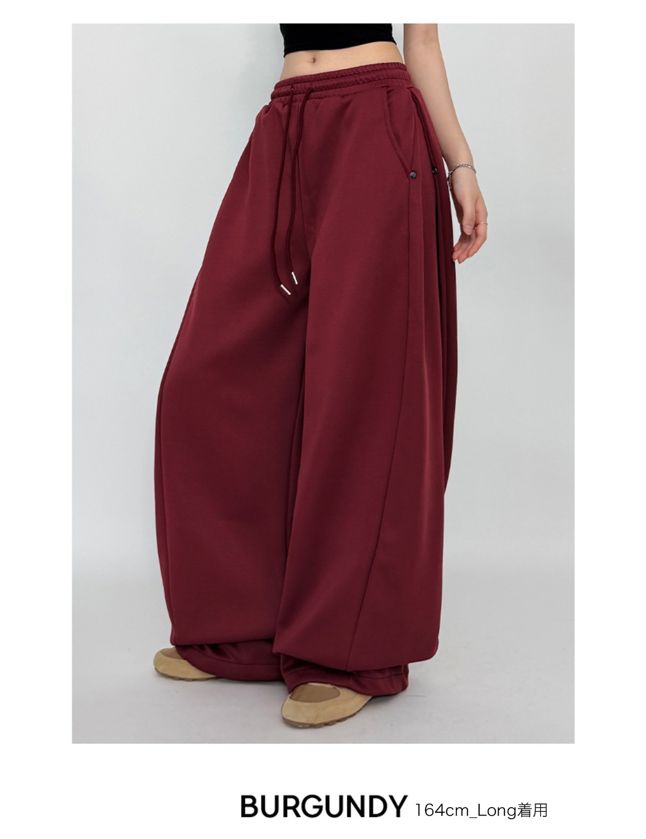 【新作5％OFF・3日間】Side-Pintuck Sweat Pants_7colors&2type