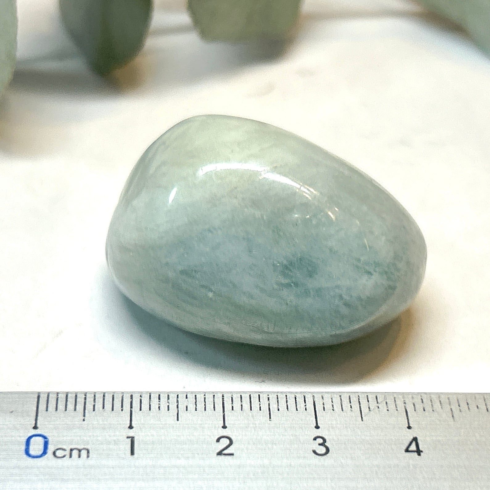 E29451】アクアマリン＊ペブル＊磨き石＊緑柱石＊ブラジル＊Aquamarine