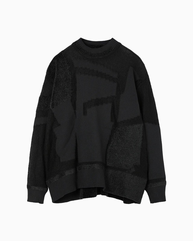 【Mame Kurogouchi】"Katachi" Motif Knited Top