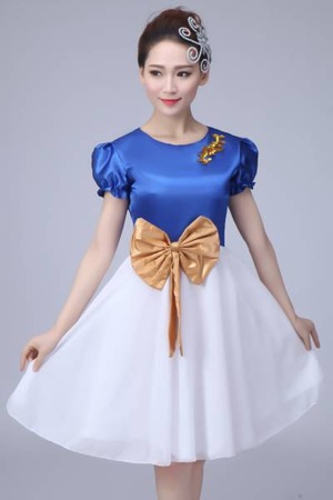 ★送料無料★15号（2XL)☆つるつる光沢サテンドレス(OPN5620)