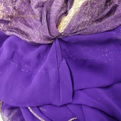 ベリーダンス オリエンタル 衣装 上下セット パープル系 トップス スカート 紫 金 スパンコール ラメ キラキラ 華やか ラインストーン 透け感 イベント ステージ ダンス衣装 ゴールド系