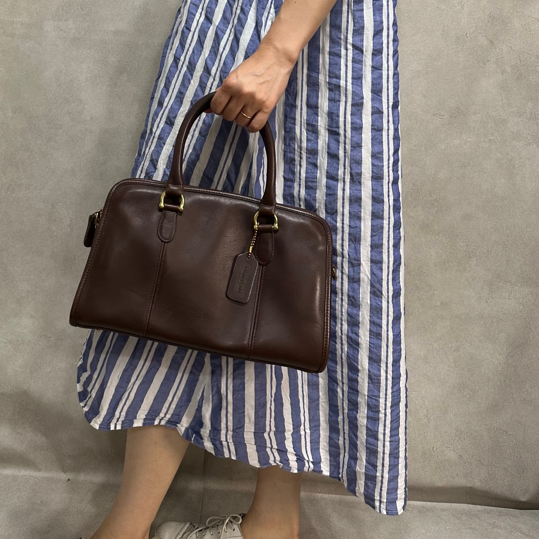 美品　OLDCOACH 442 リュック　オールレザー　ブラウン　茶