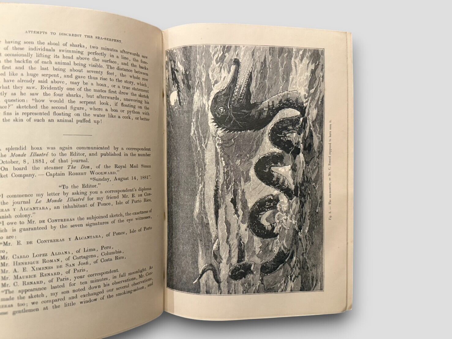 RN007】【FIRST EDITION】The Great Sea-Serpent: An Historical and
