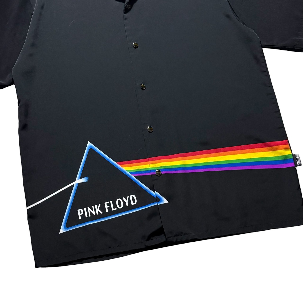 vintage 2003’s PINK FLOYD by DRAGONFLY music open collar shirt