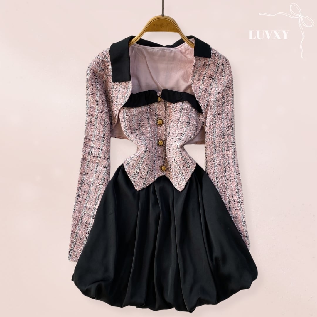 ロゼツイードの淑女セットアップ♥LA233