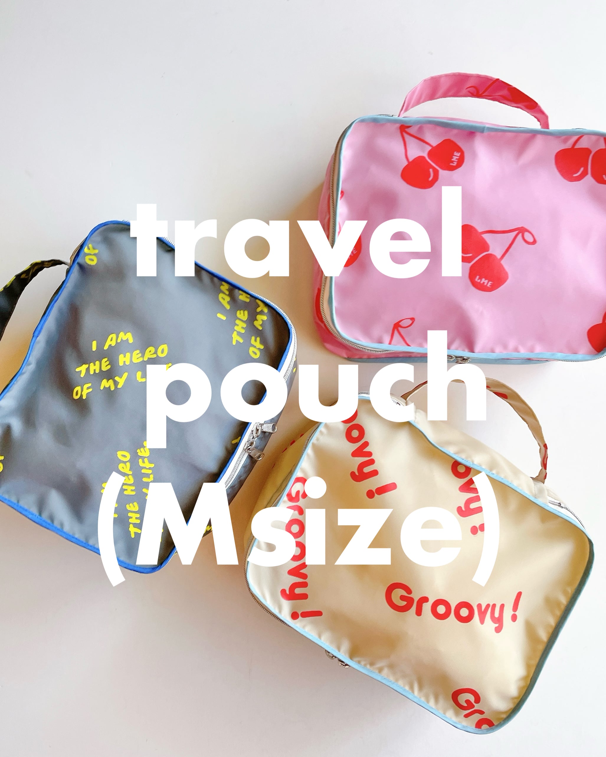 nylon travel pouch (M size)