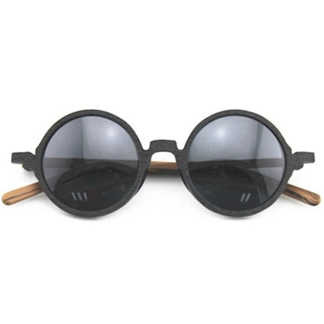 【TR0150】Wood grain ”MARU” sunglasses