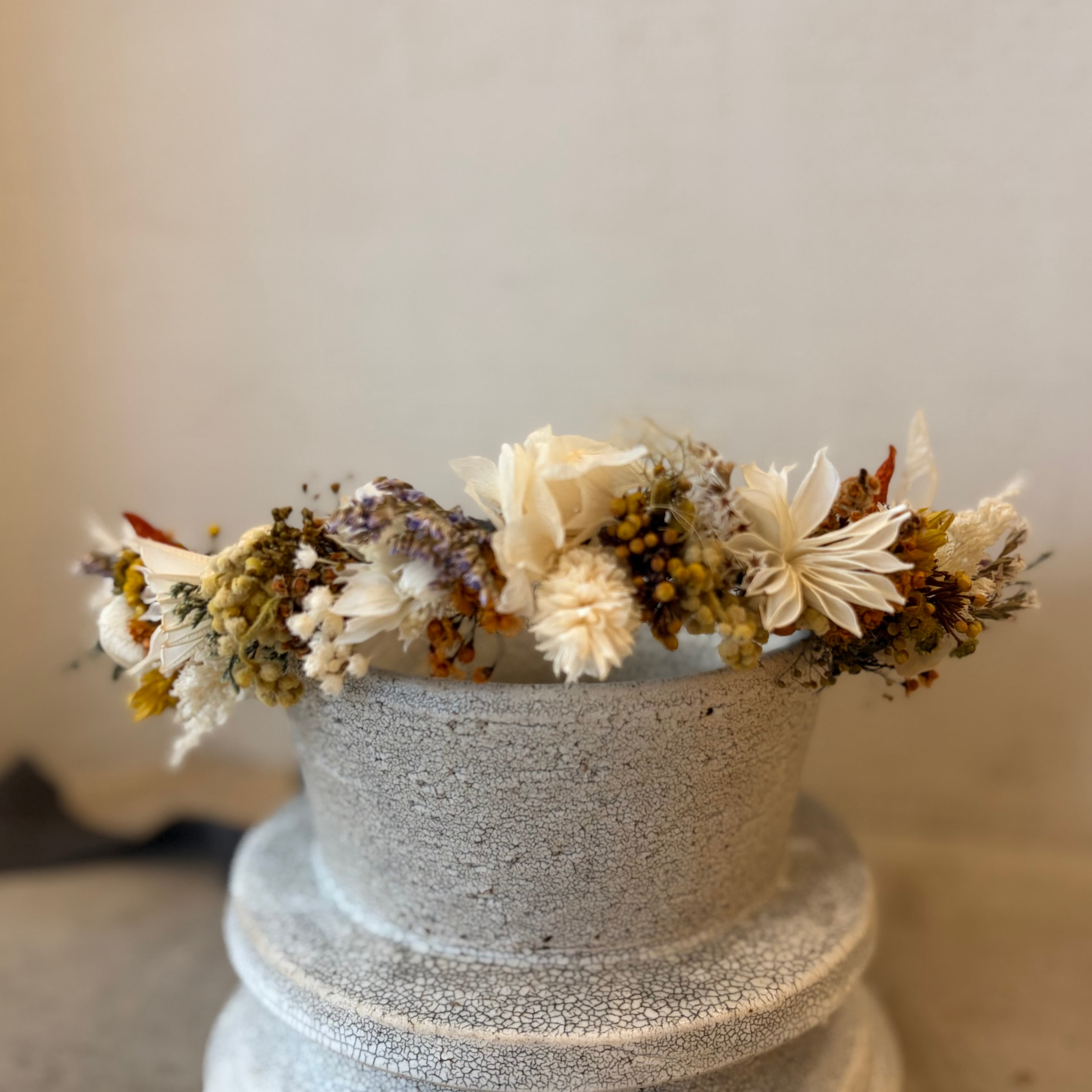 受注制作ナチュラル花かんむり241 花冠 | CADO MARLMARL