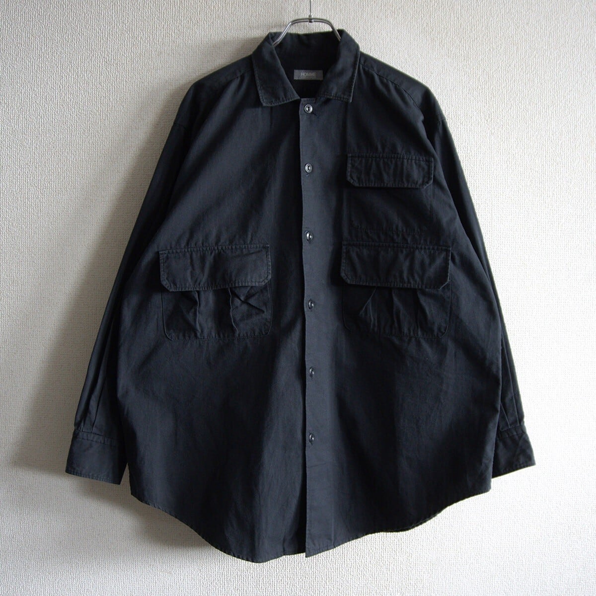 AD2000/アーカイブ】COMME des GARCONS HOMME【00S ジップ シャツ