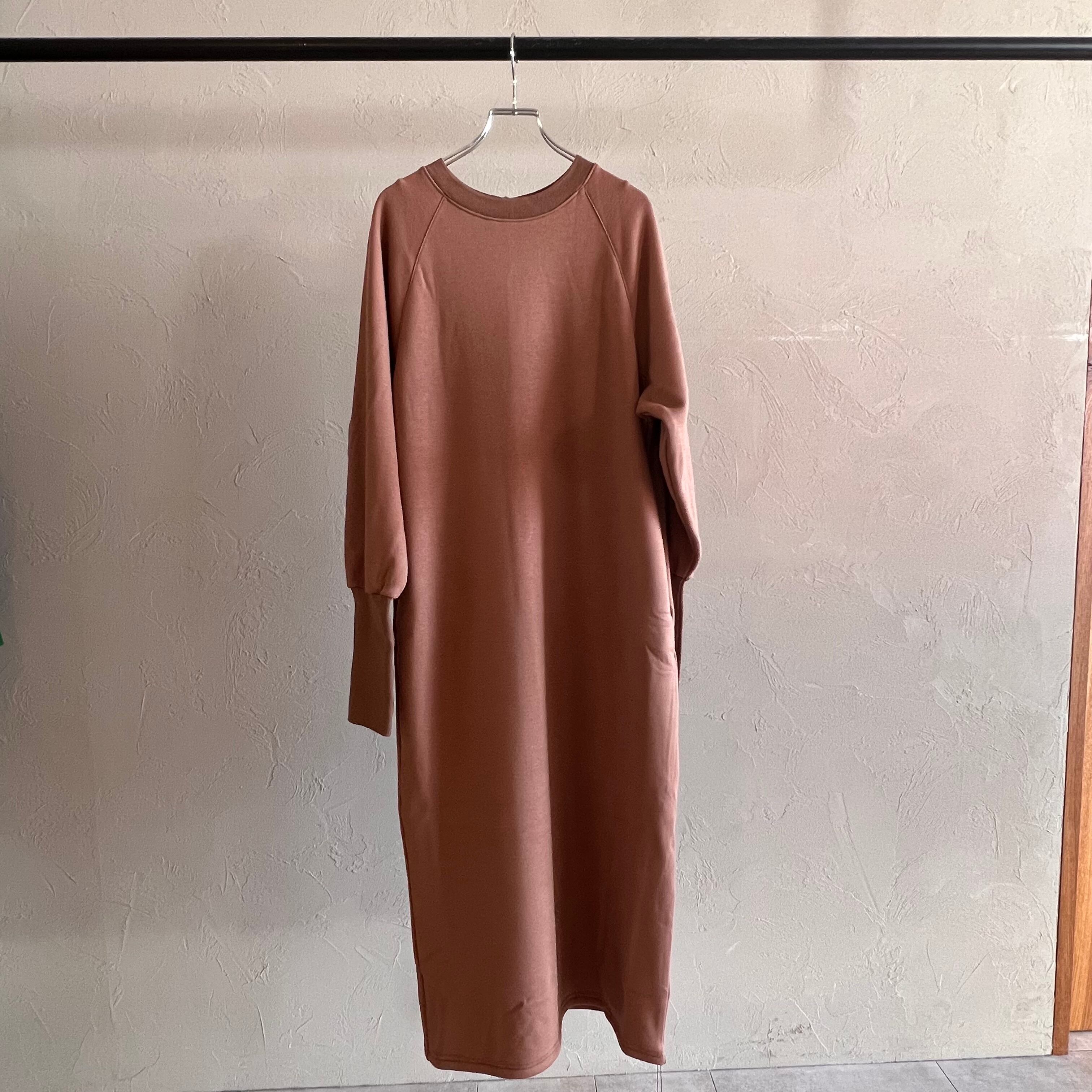 CLOCHE 】ロングリブスリーブ裏起毛ワンピース | valance 福井