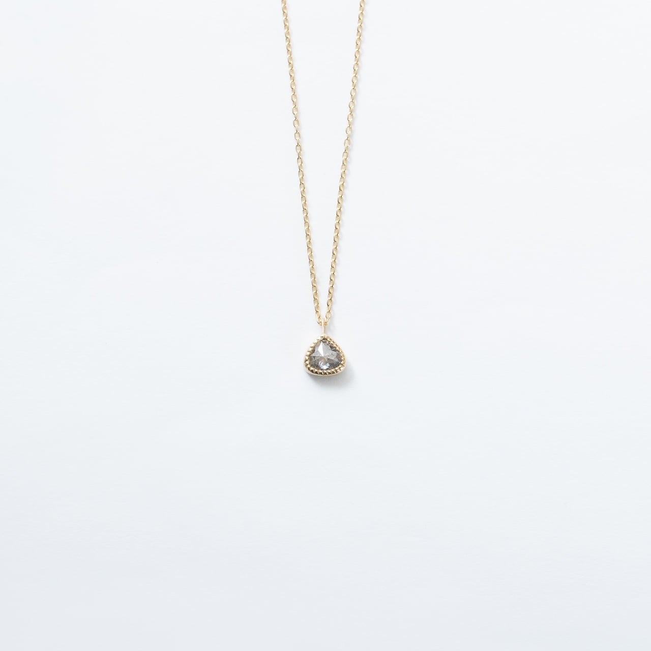 ローズカットダイヤモンドネックレス