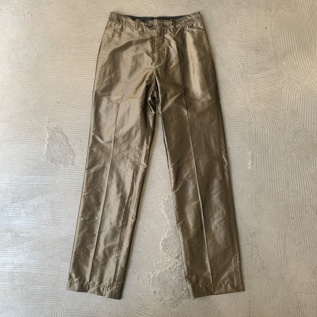 agnes b. / Iridescent silk pants (B76)