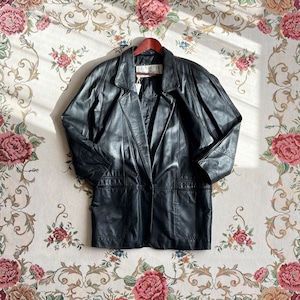 vintage cowhide leather jacket