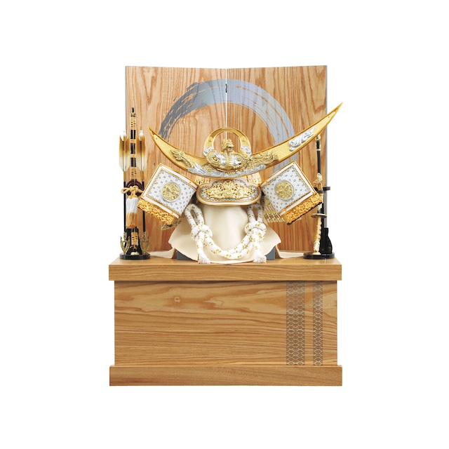 五月人形＜着用兜収納飾り＞上杉兜