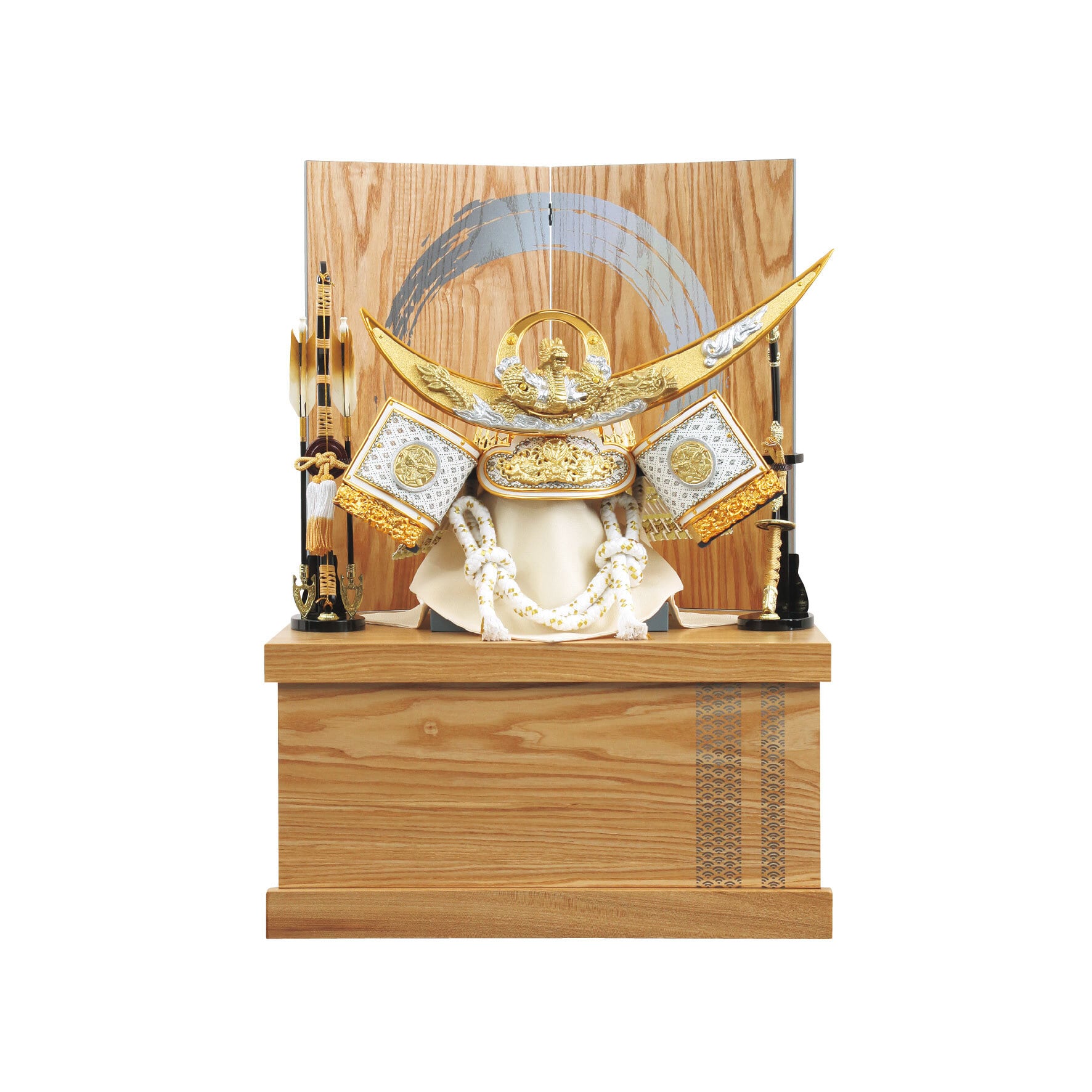 五月人形<着用兜収納飾り>上杉兜