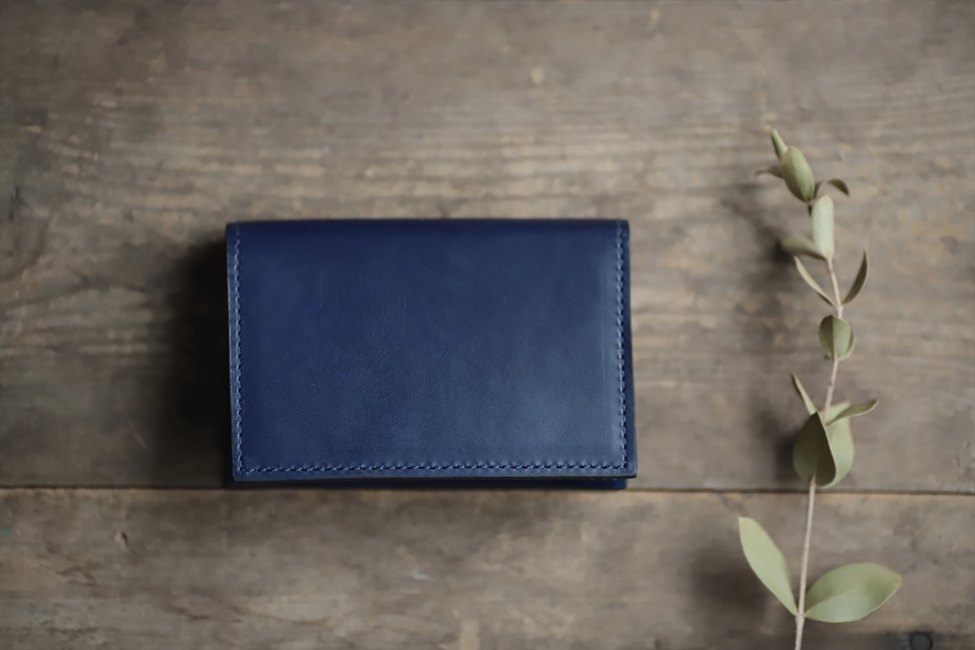 藍染革[migaki] 名刺入れ | enku Onlineshop