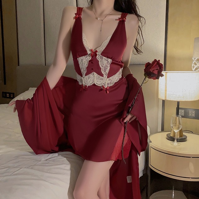 【2点セット】2色 パジャマ セクシー ルームウェア 女子力 エロかわいい XH8-GR3171