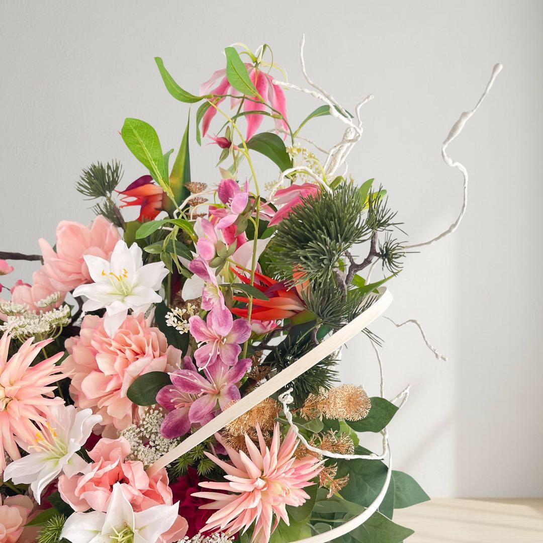 特大 和モダンアレンジメント】光触媒加工／正月飾り 開店祝い