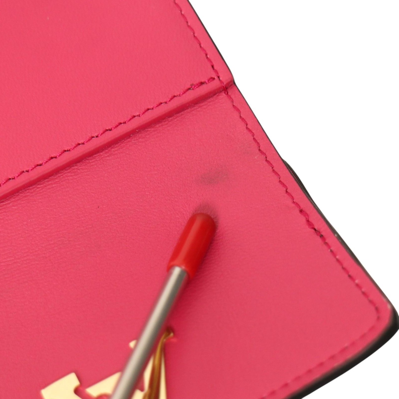 LOUIS VUITTON ルイヴィトン  M68587 フォイユカプシーヌ XS レザー 財布 ブラック A-7589