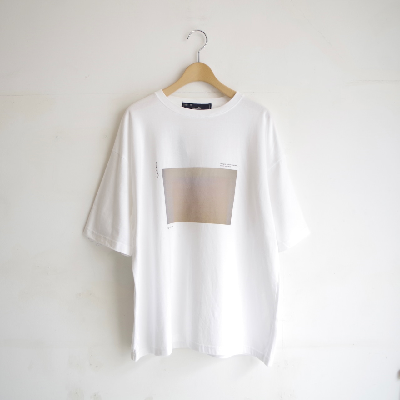 meanswhile  Abstract Photograph Tee MW-CT25106