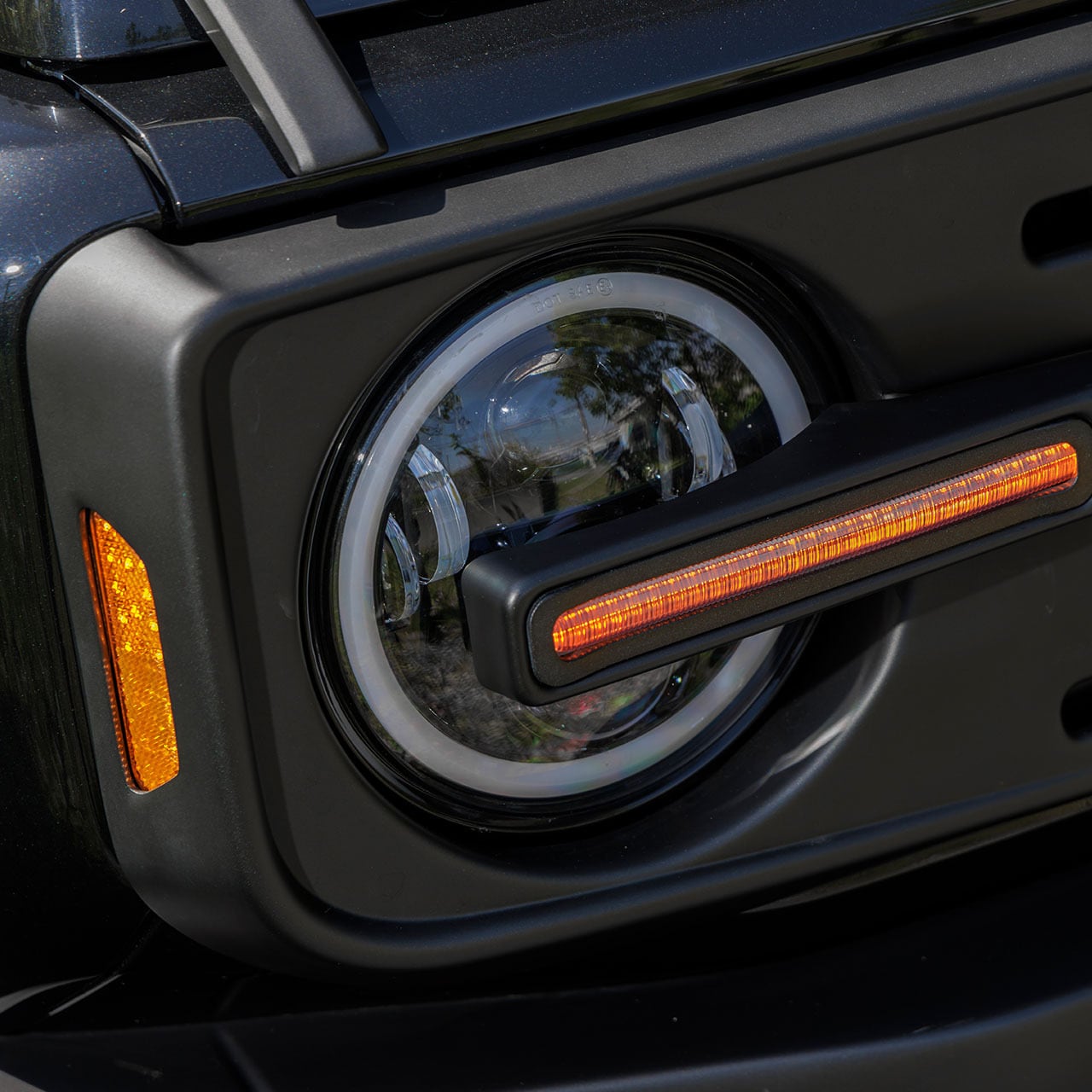 JC74Wノマド・純正LED車用】レトロ風グリル&ヘッドライトセット | 現行