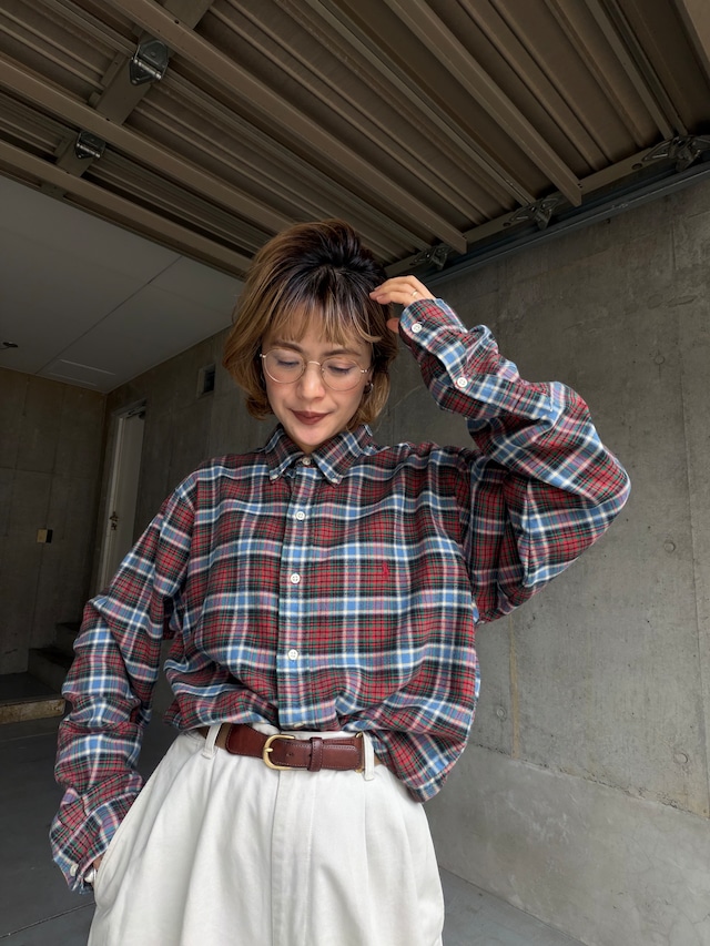 （SH1290）Ralph Lauren “BLAKE” check BD shirt