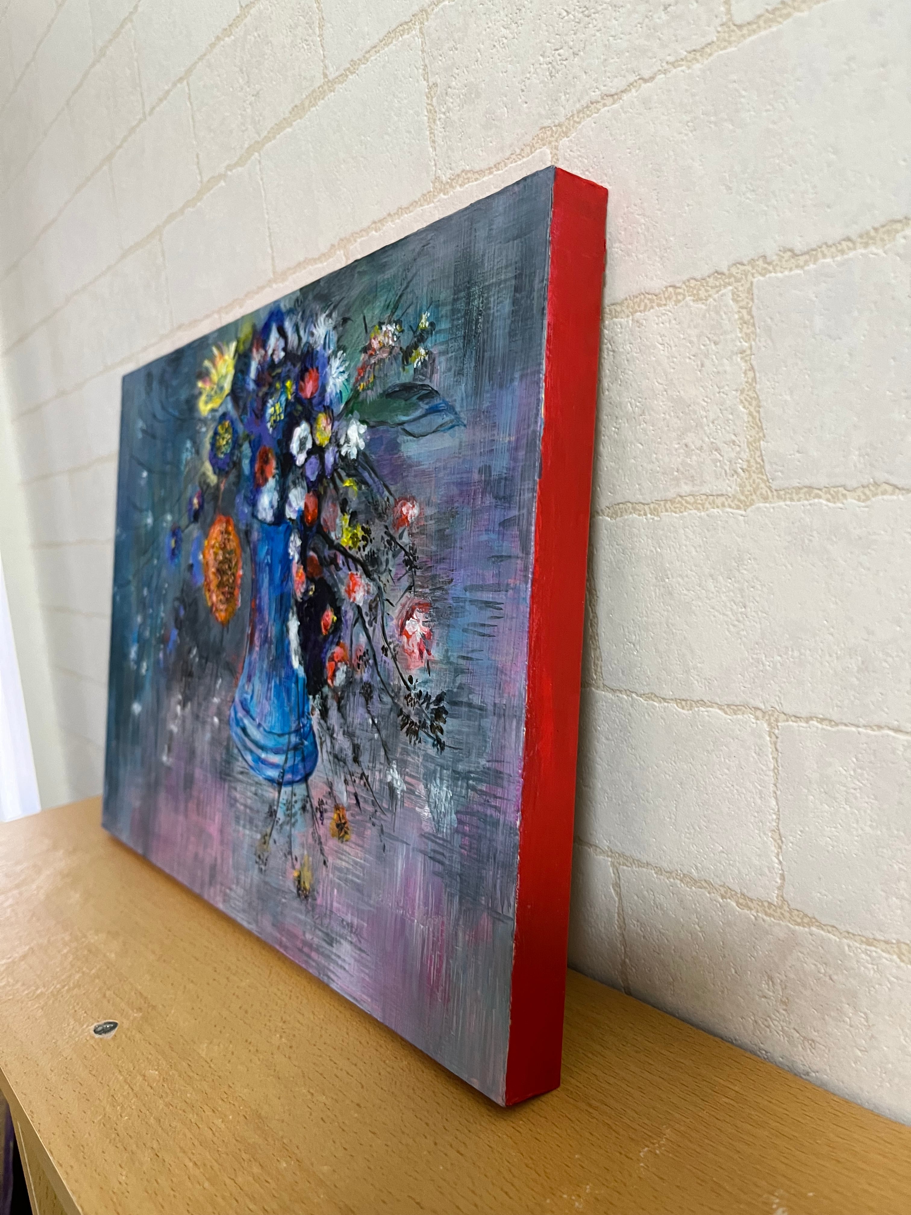 配送 種類3：f8 額絵 ルドン 青い花瓶の花 f8・f6・f4サイズ 世界の