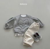 【取寄】teteco ハートパフMTM|秋服|韓国子供服| 26/AT