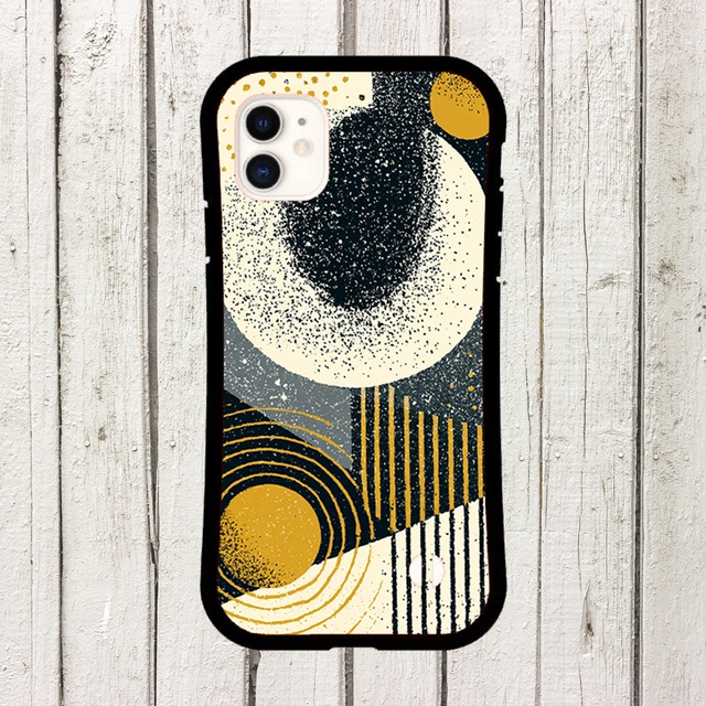 受注生産 iPhoneケース 日食と金色の円弧の天体図｜天体図 STAR011D
