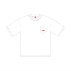 sumika / ロゴポケットTシャツ (ホワイト)※発泡プリント
