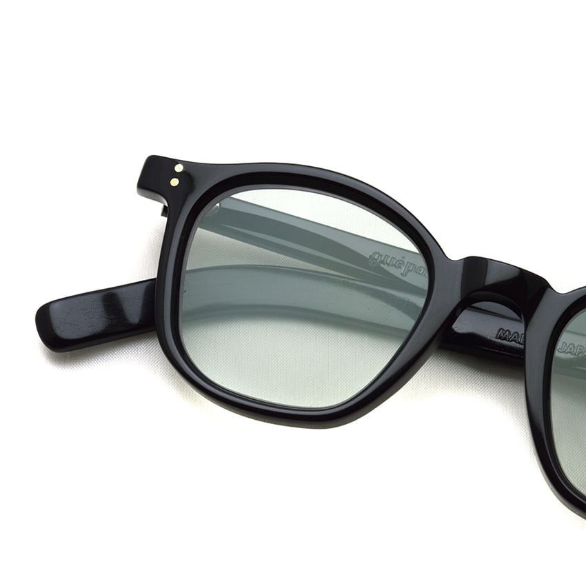 guepard / gp-01 / noir (black) - Light Green Flat lenses ブラック