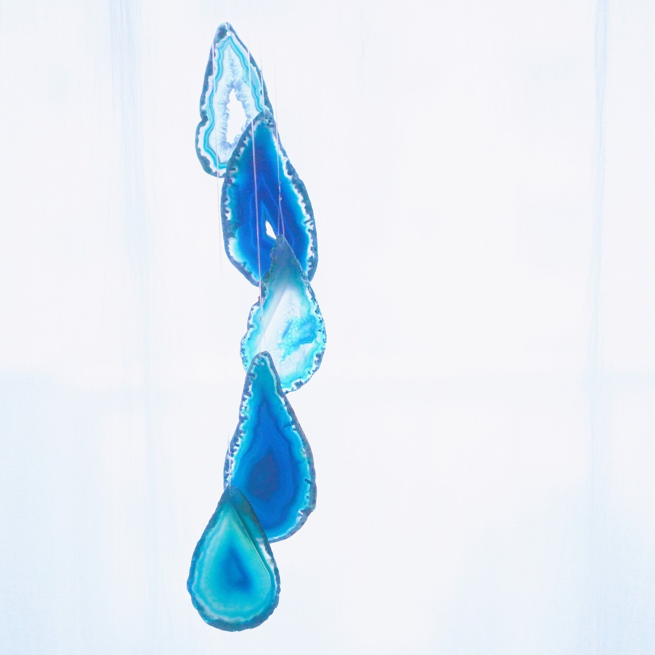 Summer Rain - アゲートヒーリングチャイム / Agate Sun Catcher Wind Chime 492