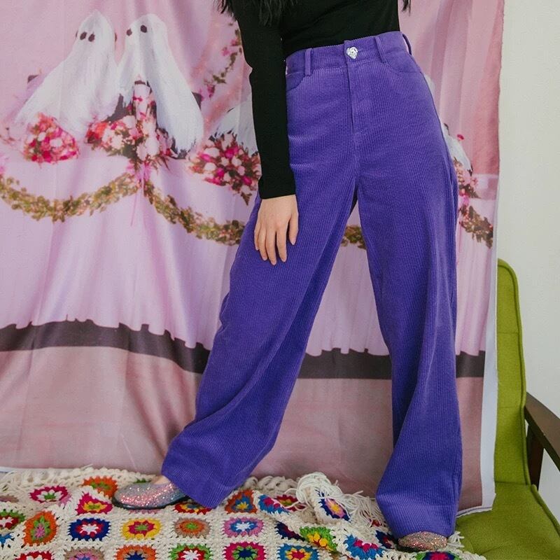 リクエストありがとうございます】紫 ピンク パンツ ズボン ボトムス