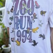 94's various frogs print tee