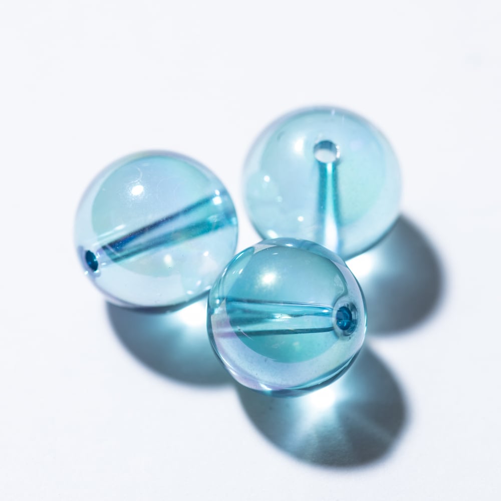 AAA アクアオーラ 水晶 水色 虹色 クリスタル パワーストーン 天然石