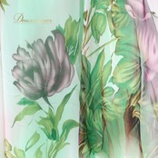 社交ダンス 衣装 タカダンス TAKADANCE ワンピース ドレス 緑 花柄 花 パーティ 発表会 ミント かわいい グリーン系 フラワーデザイン 軽やか フェミニン おしゃれ ダンスドレス 華やか パーティーシーン シンプルエレガント