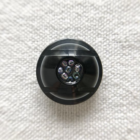 ブラックボーダー×ビーズサークル 17.5㎜