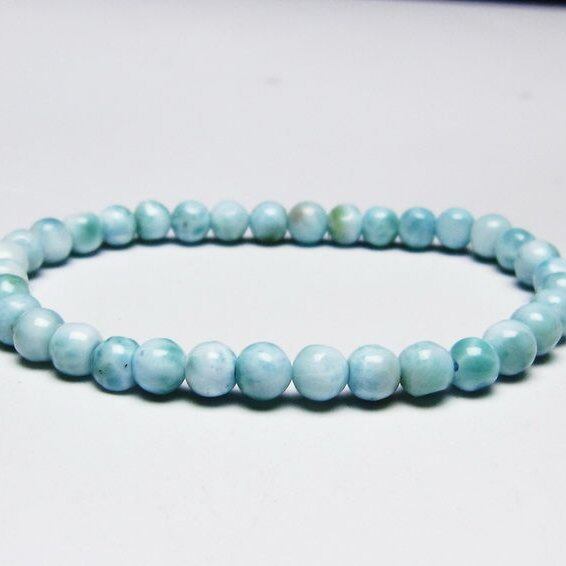 ラリマー ブレスレット 6mm 一点物 メール便可 [M便 1/10] 111-45419