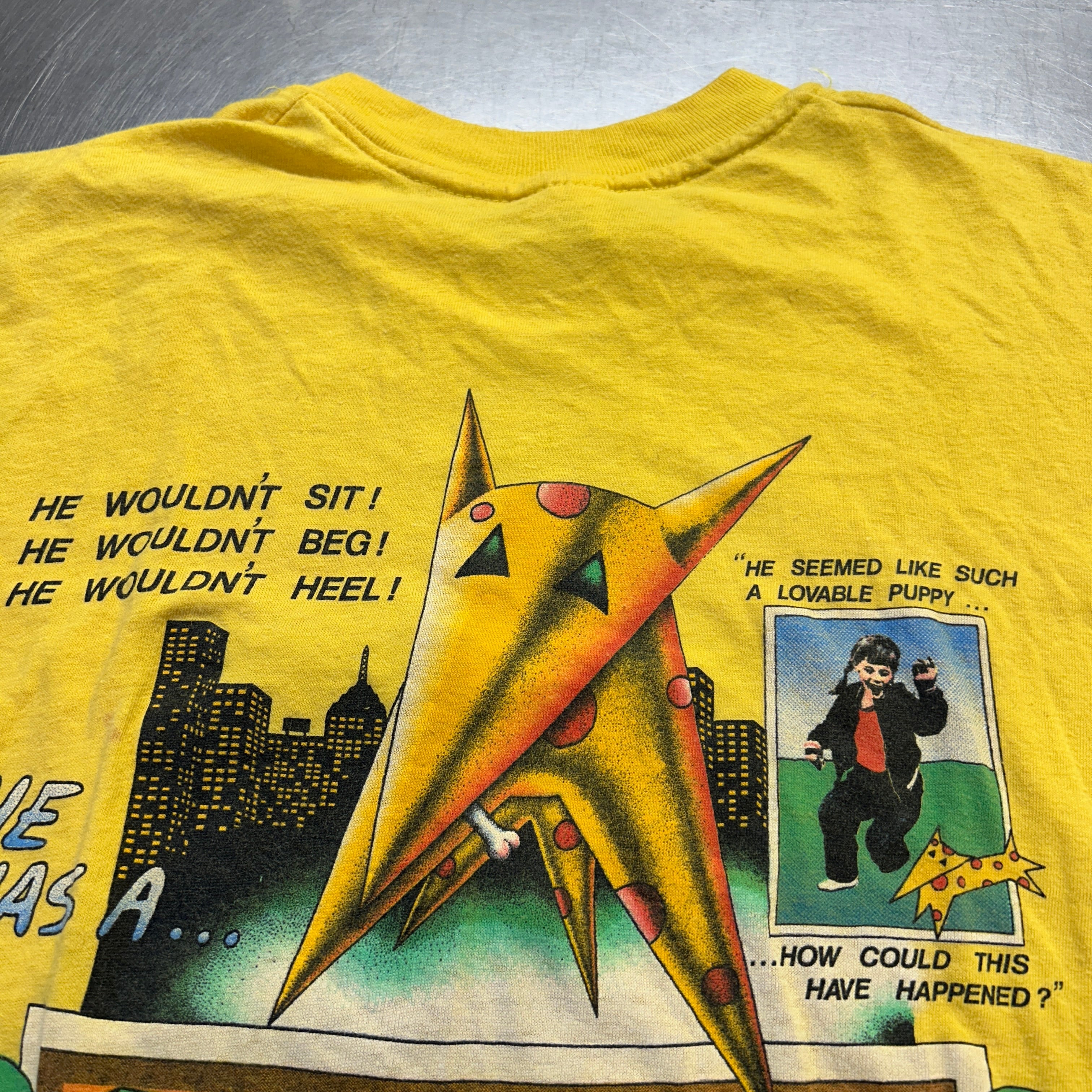1980S BAD DOG T-SHIRT YELLOW | safarionline