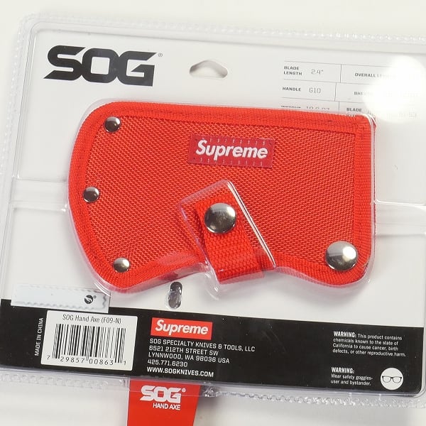 supreme SOG Hand Axe ソグ ハンドアックス 手斧