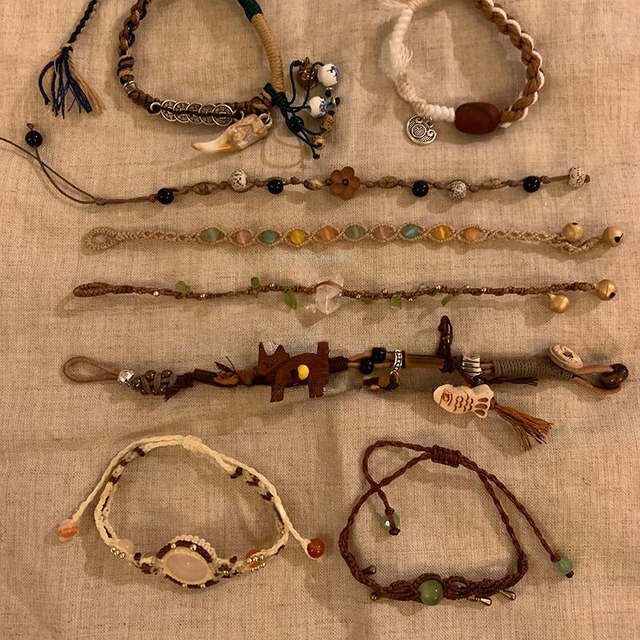 Somedayifオリジナル民族風編みブレスレット 8s