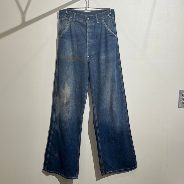 40s HEAD LIGHT DENIM PAINTER DENIM PANTS 40年代 ヘッドライト デニムペインターパンツ ドーナツボタン 赤タグ