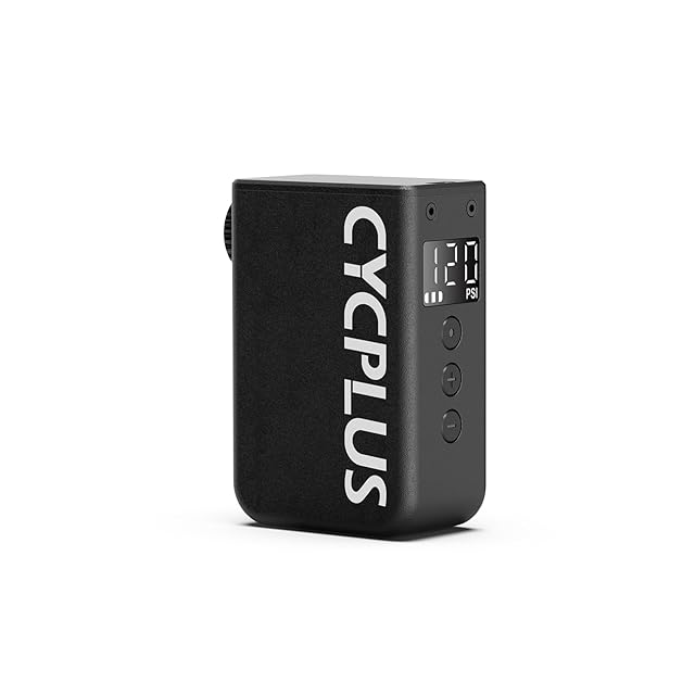 CYCPLUS 自転車 空気入れ 携帯 電動ポンプ 自転車 携帯ポンプ 小型携帯