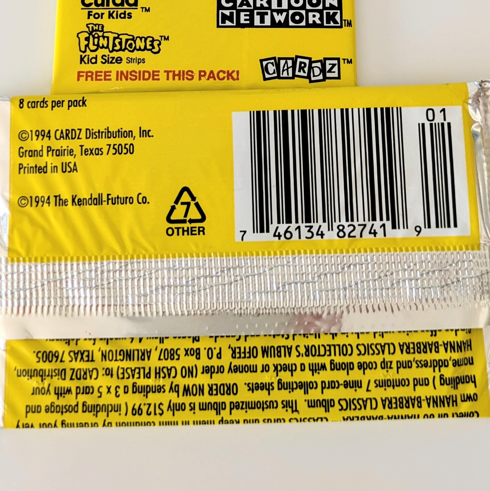 ☆送料無料！☆ 1994年製 【 Hanna Barbera Classics CARTOON NETWORK