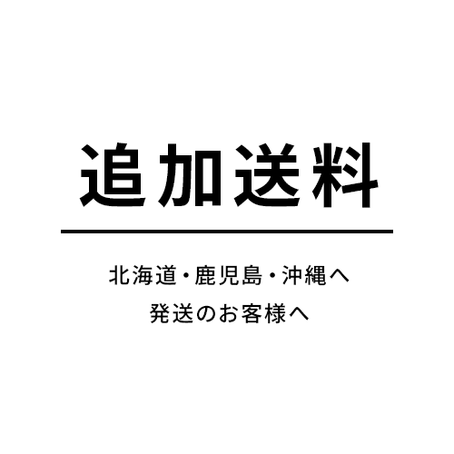 【追加送料】北海道・鹿児島・沖縄へ発送のお客様へ