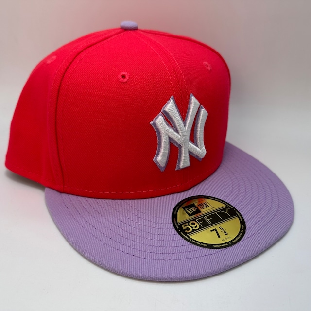 NEW ERA 59FIFTY/5950 ヤンキース　ピンク2トーン　海外入荷