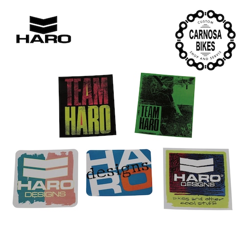 【HARO BIKES】5PC OLD SCHOOL STICKER PACK [オールドスクール ステッカーパック]