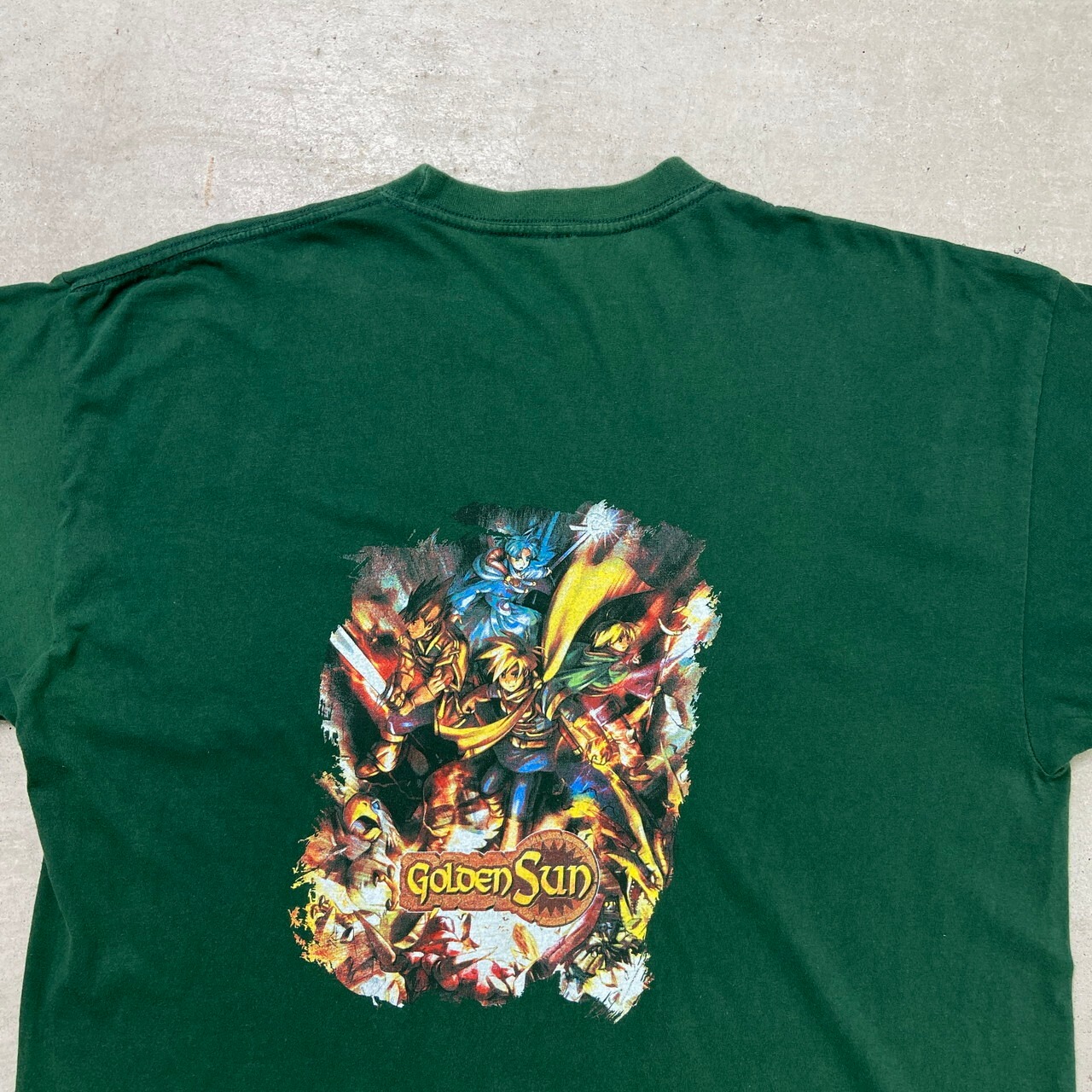 00年代 GOLDEN SUN 黄金の太陽 GAME BOY ADVAMCE プリントTシャツ 